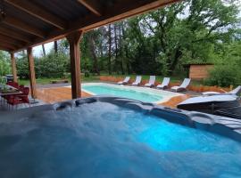 les mimosas, hotell i Ruoms
