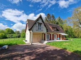 Saint-Jean-de-Livet에 위치한 저가 호텔 Maison calme avec Spa et beau paysage, à 40mn des plages