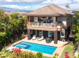 SEASCAPE Newly updated Private Pool Spa Golf Course and Sunset Views, villa in Waikoloa