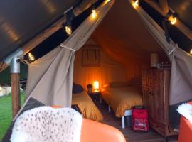 Safari Lodge Aan de Linge, luxury tent in Tiel