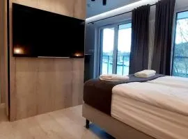 Apartament z widokiem na morze i port