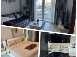 芭堤雅市中心 Grand Avenue 一卧室城景 酒吧街 高速互联网智能电视