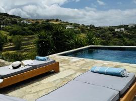 Villa Kotseli - Sea View, Pool, Sunsets, hotel with parking in Andros