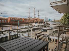 Uniq Apartment zum Wohlf&uuml;hlen mit Weserblick und Balkon in Toplage