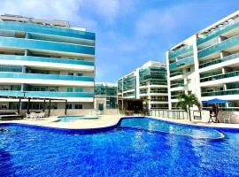 Apartamento até 10 pessoas Praia Grande - Le Bon Vivant - Vista Mar