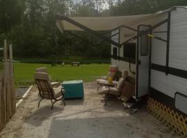 Clam haven, campsite in Crystal River