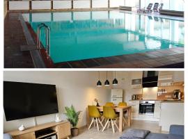 Bergzauber Apartment mit Pool, Sauna, Balkon und Panoramablick، فندق في باد هاغزبورغ