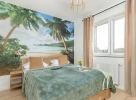 Nadmorski Apartament z Parkingiem w Ustroniu Morskim by Noclegi Renters