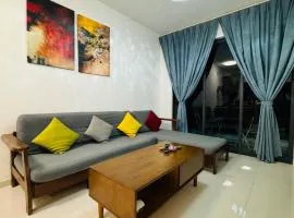 Cozy 2B1R 4pax Condo Forest City 1G-606