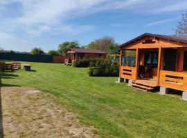 Drewniane domki - Zamek Krzyżacki、マルボルクのホテル