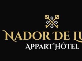 Apart Nador de Luxe 1, Ferienwohnung mit Hotelservice in Nador