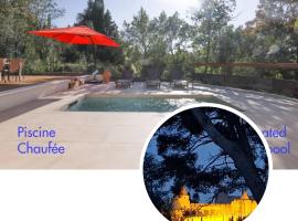 Villa st Francois Piscine privée chauffée ,clim ,parking gratuit, maison de vacances à Carcassonne