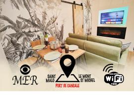 La Belle Mer / MRODBNB – tani hotel w mieście Cancale