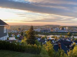 Apartment in Lillestrøm with free parking and great view, hotel Lillestrømben