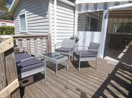 mobilhome Pont Aven 3chbres 152 avec grande terrasse fermée