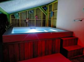Gîte avec piscine jacuzzi espace bien-être partagés entre Bordeaux et Lacanau océan, puhkemajutus sihtkohas Brach