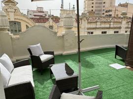 Estudio triple con terraza y vistas en el centro, апартаменти у місті Альбасете