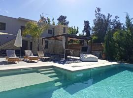 Renaissance Modern Stone House at Vryses - Private pool, country house in Vryses