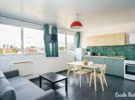 Escale-marne fr - 202 - Free Parking - Free Luggage Storage - Metro 8 Eiffel Tower - All equipped - Linen Included - Washing Machine - Panoramic View - From 1 to 18 guests