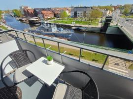 Horizont River View Apartment, acomoda&ccedil;&atilde;o com cozinha em Klaipėda