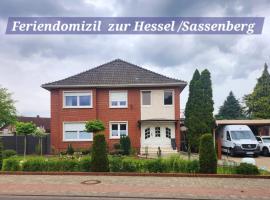 Feriendomizil zur Hessel, lacný hotel v destinácii Sassenberg