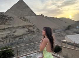 Villa Khufu Pyramids Inn, hotell Kairos huviväärsuse Giza püramiidid lähedal