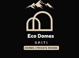 Spiti Eco Domes, rumah desa di Kaza