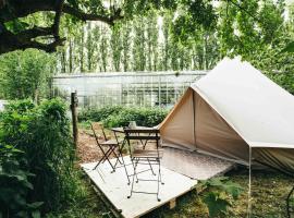 Luxe Glamping Tent in West-Friesland, luxury tent in Venhuizen