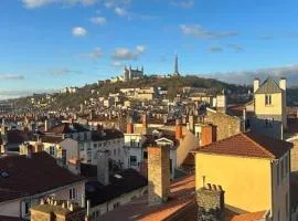 Mirador T2 ensoleillé place des Terreaux vue Fourvière