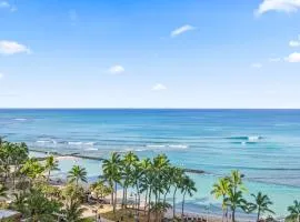 Luxury Oceanfront 2 Bedroom Apartment at Waikiki Beach Tower