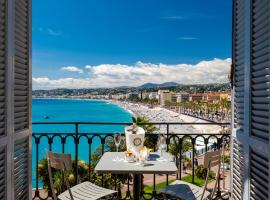 Hotel Suisse, hotel Promenade des Anglais sétány környékén Nizzában