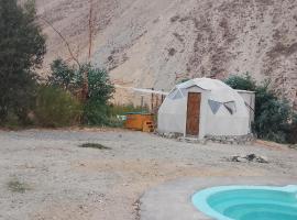 Hermoso Domo privado para 2 personas Cochiguaz Valle De Elqui, glamping site in Paihuano