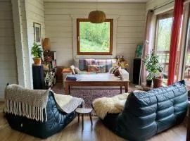 Cosy bright wooden house in Ariege mountains