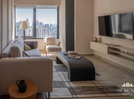 Elegant Condo with Air Conditioning, Pool, Sauna, & Fitness Center in Polanco，墨西哥城的分租公寓