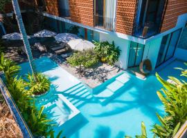 Agua de Luna Hotel Boutique, San Pancho Nayarit，舊金山的有熱水按摩池的飯店