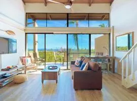 3BR Penthouse- ocean views, lanais, ACs, hot tub, pool, sauna, steps to beach
