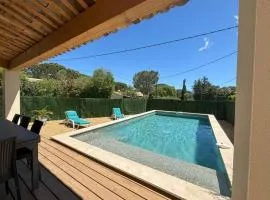 Plan de la Tour M2 - Villa 6 pers climatisée, 3 ch, piscine privée chauffée, calme & verdure
