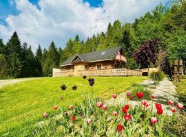 Oskarówka domek w górach na odludziu z jacuzzi i sauną - kominek i Netflix, cheap hotel in Szczawa