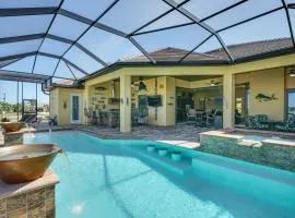 Cape Coral Home on Lake with Heated Pool and Hot Tub!