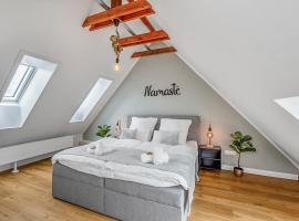 NAMASTÉ Homes - Ferienwohnung mit Dachterrasse, viešbutis mieste Bad Vindsheimas
