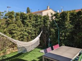 Maison avec jardin entre mer et ville, hôtel à Montpellier