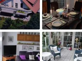Ferienhaus Ebert, Top-Ausstattung mit Garten, Terrasse & Wall-Box bei Dinkelsbühl