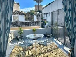 Plaza de la fuente Granadilla de Abona Tenerife sur Only Adults con terraza privada