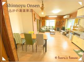 Shionoyu Onsen 汐の湯 モール温泉付き – hotel przyjazny zwierzętom w mieście Shiraoi