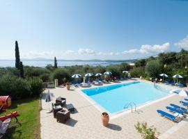 Crystal Blue Aparthotel, hotel romántico en Barbati