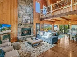 4 Mi to Sapphire Ski! Mtn-View Cabin with Deck
