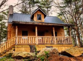 Luxury Mountain View Cabin Near Asheville NC, cottage in Marshall