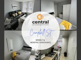 2 Bedroom Apartment by Central Serviced Apartments - Ground Floor - Monthly & Weekly Bookings Welcome - FREE Street Parking - Close to Centre - 2 Double Beds - WiFi - Smart TV - Fully Equipped - Heating 24-7