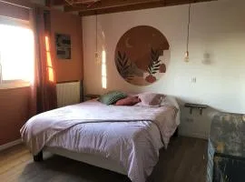 la bastilac chambre terracotta