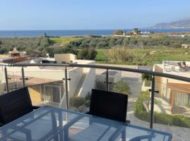 3 bedroom Two bathroom Four balcony 22P 23P penthouse with amazing view roof top and jacuzzi, hotel v destinaci Makrigialos
